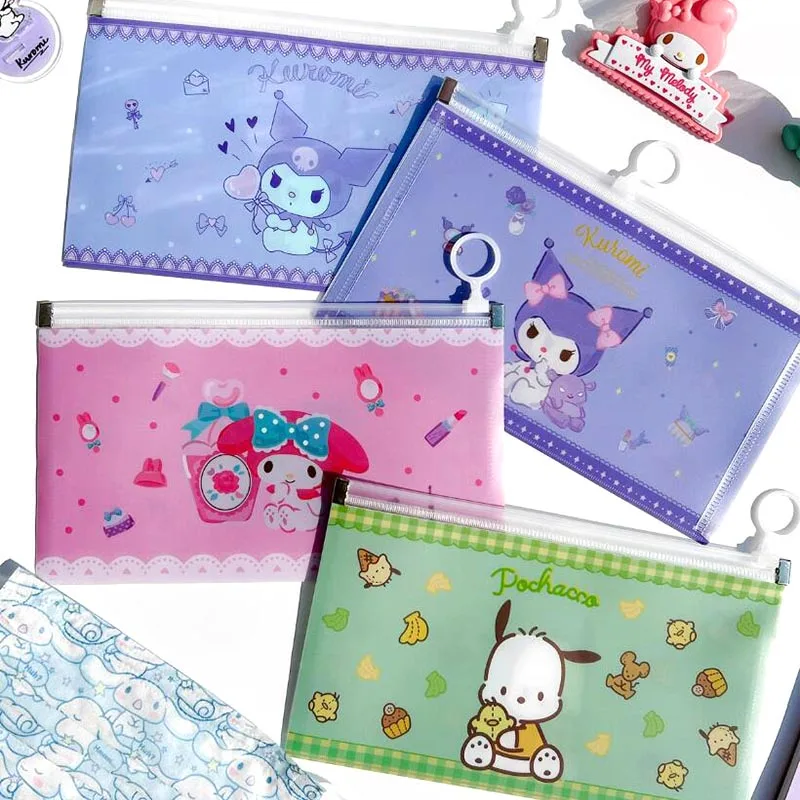 

20pcs/ лот Sanrio Kawaii Pochacco мелодия кольцо карандаш мешок для хранения канцелярских принадлежностей дипломатической почты школьные принадлежности подарок продвижения
