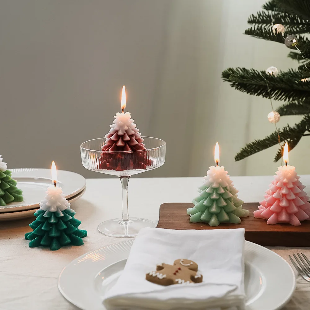 Christmas tree candle best sale