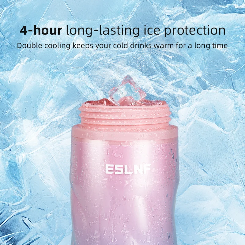 Insulated 610ml Durable Water Bottle for Cycling and Outdoor Sports - Keeps Drinks Cold