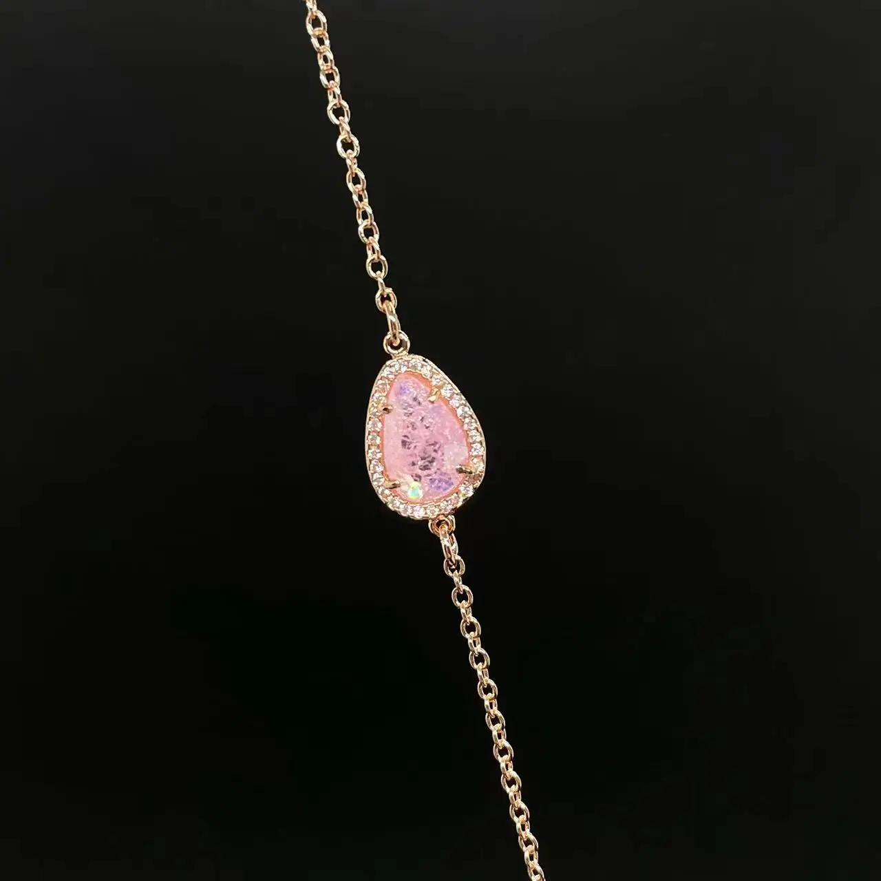 Necklace Gold Plated Natural 8pcs Natural Crystal Diamond Necklace For Women Fashion Jewelry Birthday Gift High Quality