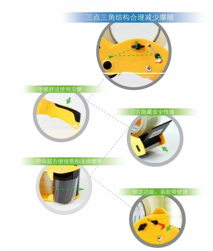 Packing Tape Dispenser for Sealing Packer   Seat Dispensador strap  Dispensers office s Holder 6