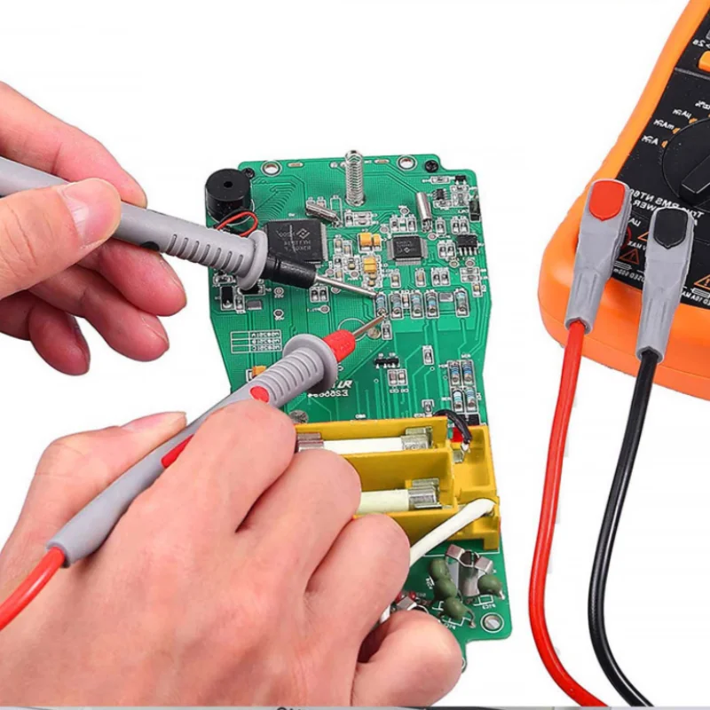 Multimeter Test Leads Kits with Replaceable Needle Probes Alligator Clip 4mm Banana Plug PVC Cable 1000V multimeter test leads kits