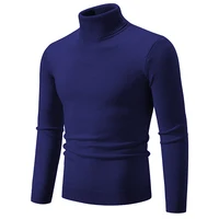 New Winter Turtleneck Thick Mens Sweaters Casual Turtle Neck Solid Color Quality Warm Slim Turtleneck Sweaters Pullover Men 2