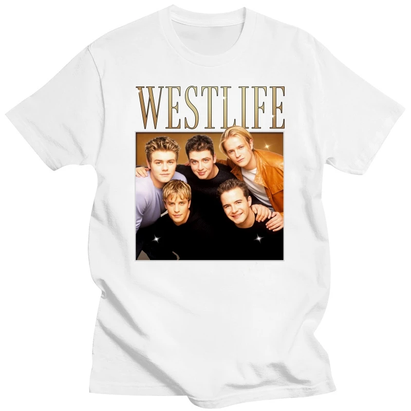 

Винтажная Ретро футболка WESTLIFE 90-х годов, новинка, футболка унисекс, размер NS95