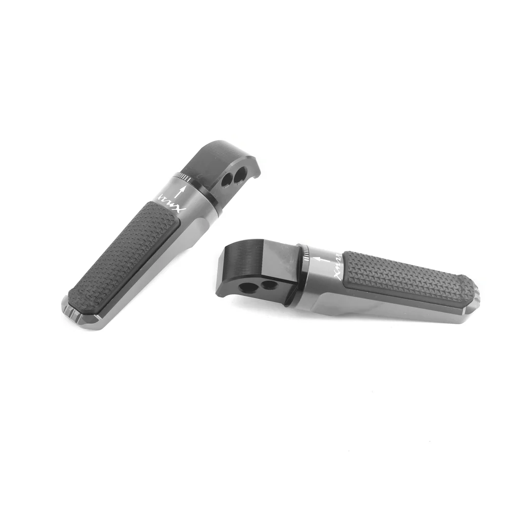 Motorcycle Cnc Aluminum Rear Foot Pegs Footrest Passenger Footpegs For Yamaha Xmax300 Xmax 125 250 300 400 2017-2020