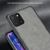 For Samsung Note 10 Lite N770F Case PU Leather Skin Hard Cover Matte Phone Case Silicone Bumper for Samsung Galaxy Note10 Lite 4