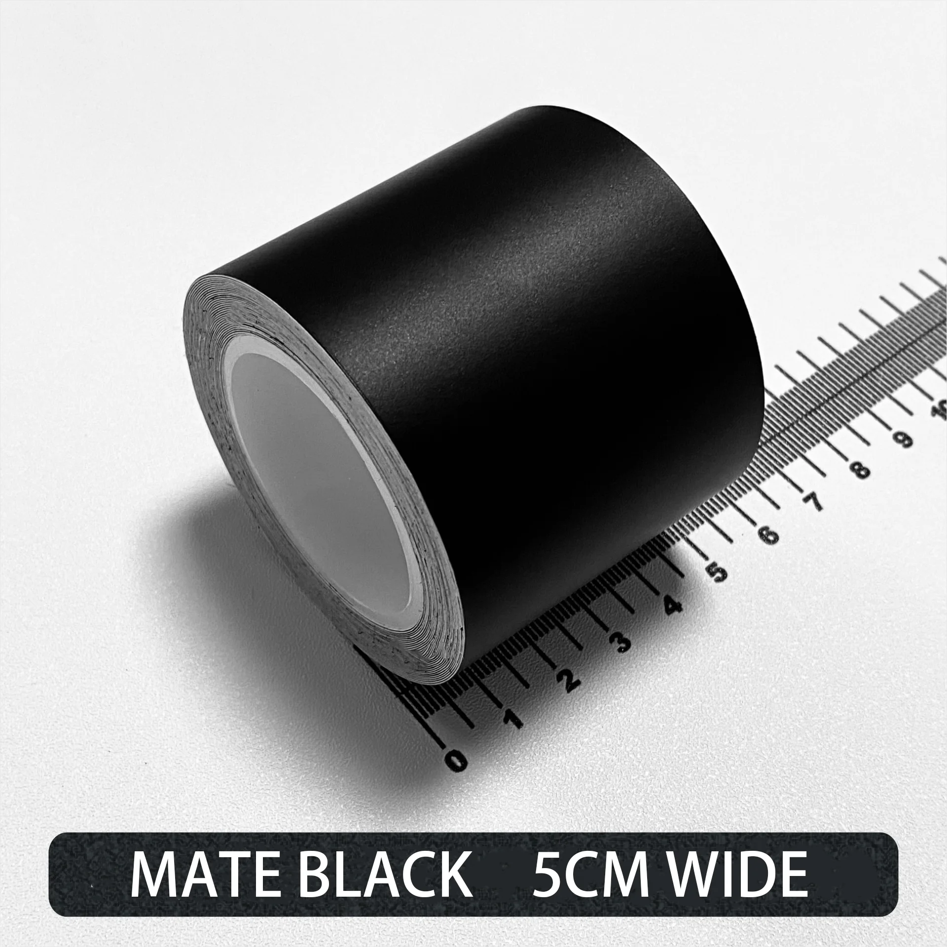 Matte Black 5cm Wide