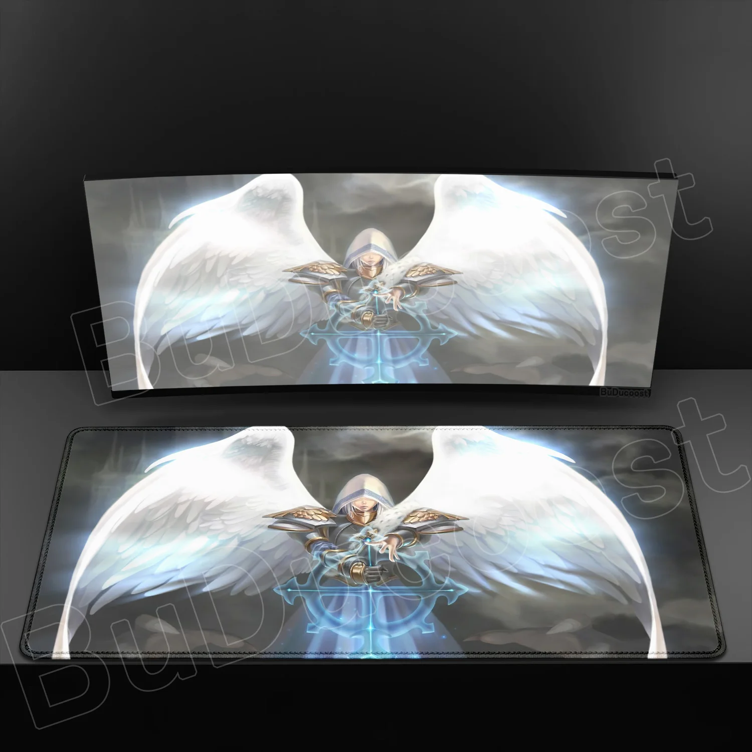Heroes of Might and Magic Medieval Game Desk Mat - HD Print XXL Non-Slip Mouse Pad