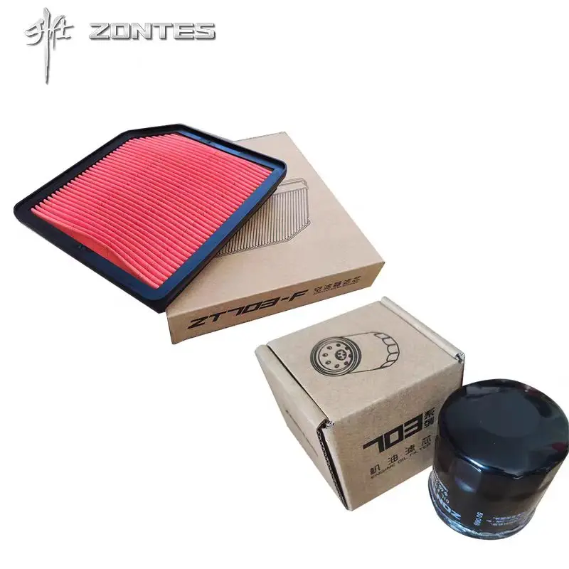Elemento Filtro Olio per Moto ZONTES 703F, Elemento Filtro Aria 703F, Accessori Filtro Aria