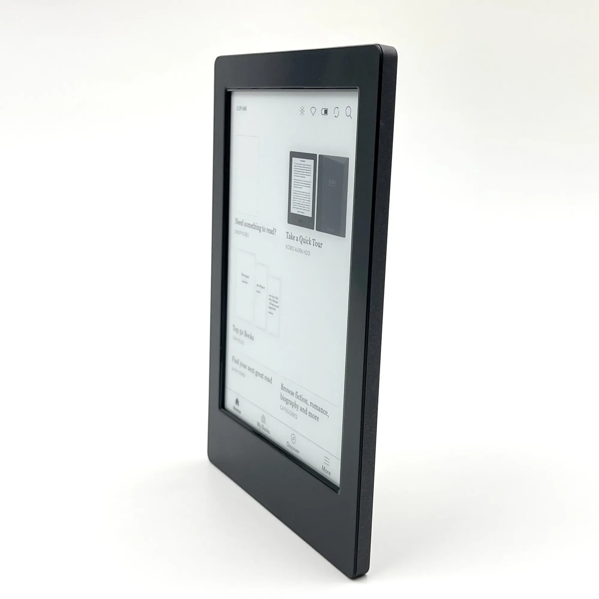 電子書籍リーダー Kobo Aura H2O ブラック 山口真弘の電子書籍タッチアンドトライ】楽天「Kobo Aura H2O