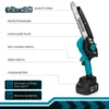 Cordless Electric Chainsaw Brushless Battery Chain Saw 8 INCH Saw Garden Branch Tree Logging Cutting Power Tool for Makita 18V 2