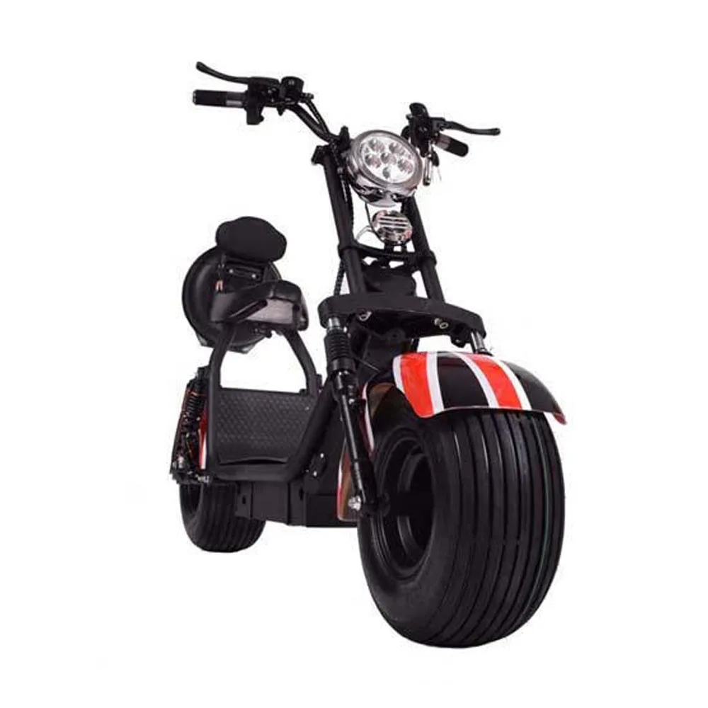 

1500W 60V 12A Lithium Battery Electric Motorcycle Citycoco Double Brake Shock Absorption Long Range Electric Vehicle