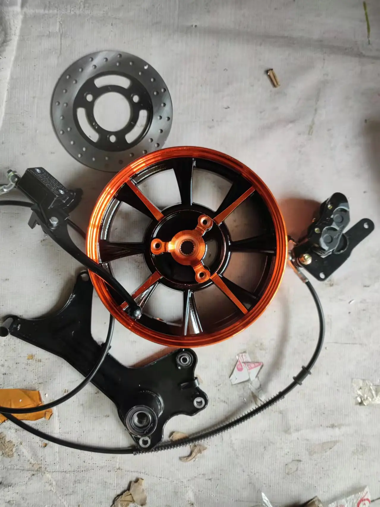 Uganda kolbøtte hensynsløs Rsz Force Jog Gy6 125 125cc Scooter Universal Rear Drum Brake Modified To  Motorcycle Disc Brake Assembly With 10 Inch Wheel Rim - Motorbike Brakes -  AliExpress