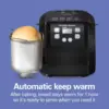 Beach Bread Maker Machine, Digital, Programmable, 12 Settings + Gluten Free, Dishwasher Safe Pan + Kneading Paddle, 2 l 6