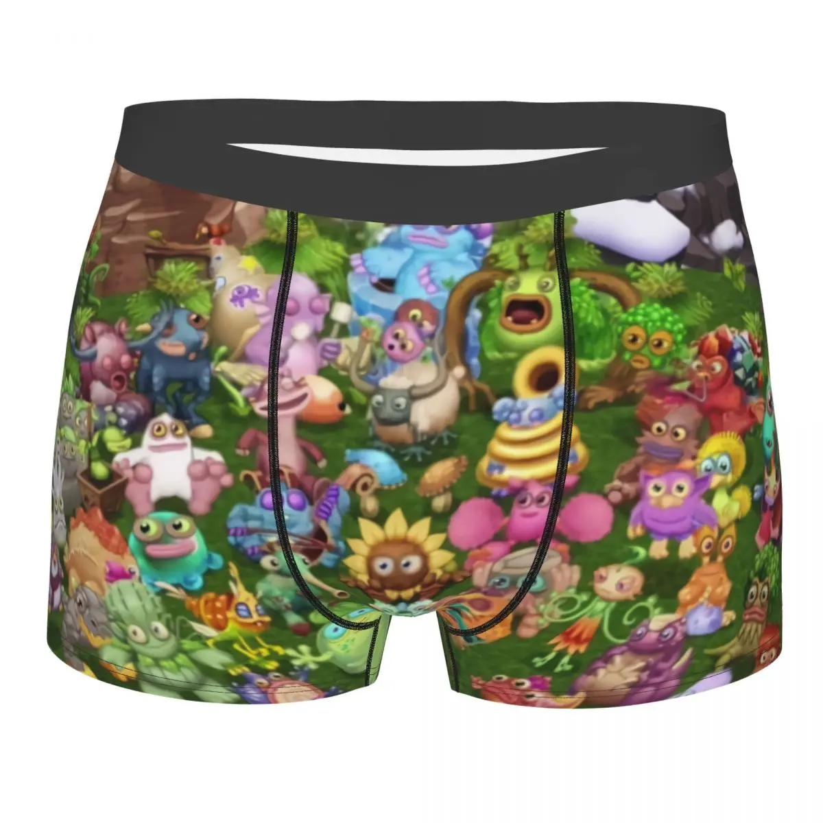

My Singing Monsters Music Game Anime Cartoon Boxer Shorts Men 3D Printed Male Soft Underwear Panties Briefs