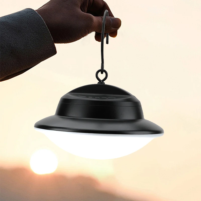 camping light portable lanterns camping lamp camping lantern 3 Mode Camping Light Rechargeable 18650 Battery Retro Portable Lanterns Outdoor Emergency Tent Lighting Bulb with Hook Tent Lamp