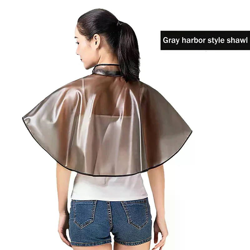 전문 미용 케이프 짧은 길이 조절 가능 살롱 이발사 헤어 커팅 커버 홈 살롱 스..