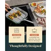 Caraway Griddle Pan & Grill Pan Duo - Non-Stick Ceramic Coated - Non Toxic, PTFE & PFOA Free - Oven Safe & Compatible 4