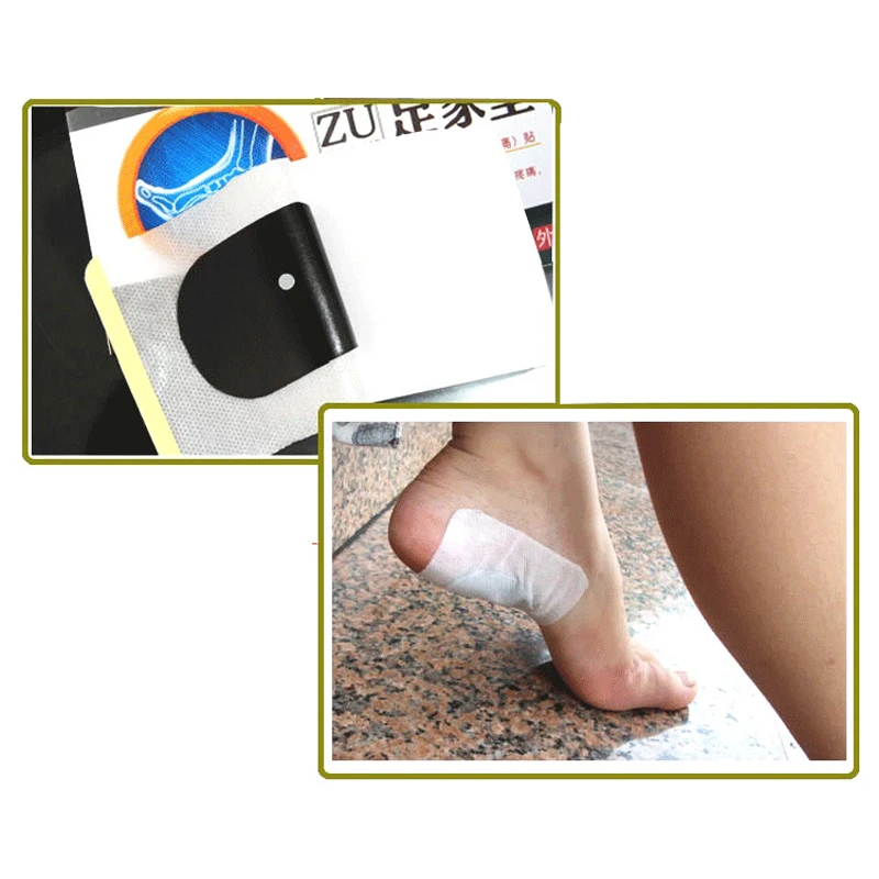 

10 Pcs Heel Pain Relief Patch Foot Care Medical Plaster Bone Spur Achilles Tendonitis Spur Achilles Tendinitis Feet Massage