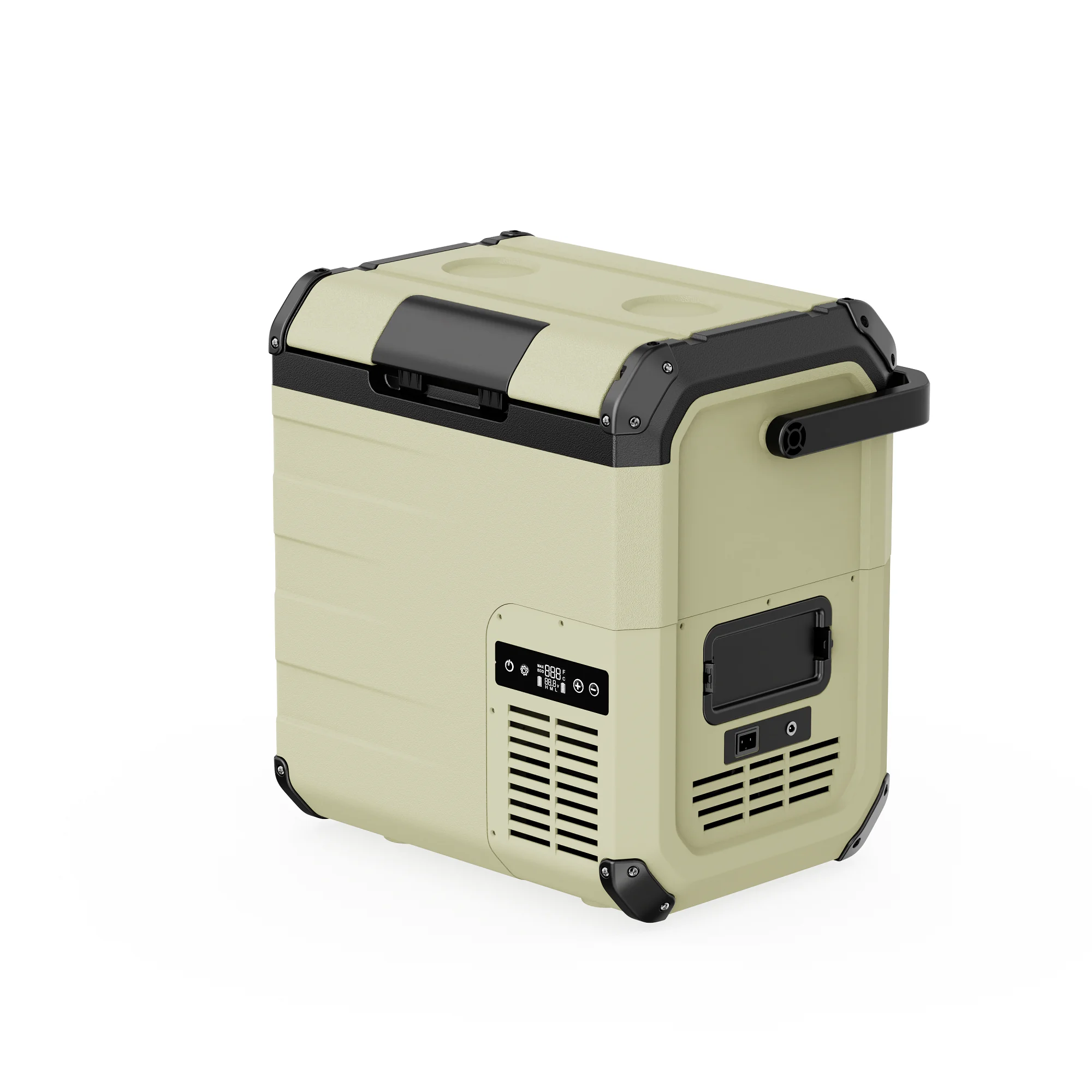 18L Portable Battery Car Fridge With Well Cooling 12V/24V With Power Compressor For Outdoor Camping