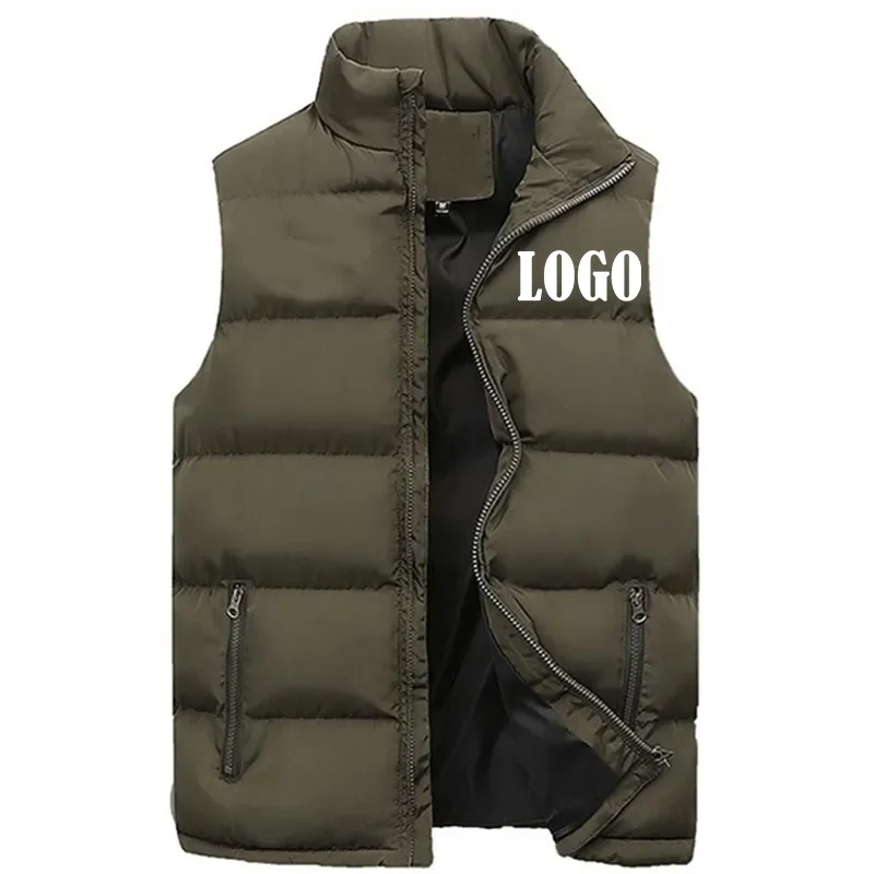 Рисунок 6 - Мужской теплый жилет на молнии с логотипом на заказ