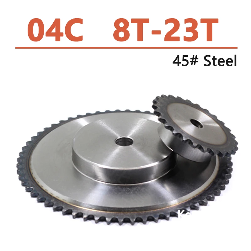 1pc 823 Tooth 04c Chain Drive Sprocket 45 Steel Chain Gear Pitch 6.35mm 25h Industrial