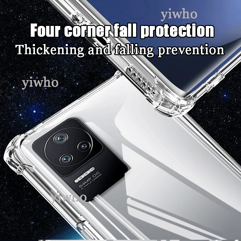 F4 Luxury Clear Soft Silicone Case For Xiaomi POCO F4 Shockproof Transparent POCO POCCO F 4 Mobile Phone Cases back Covers Phone Case Phone Protector Cover