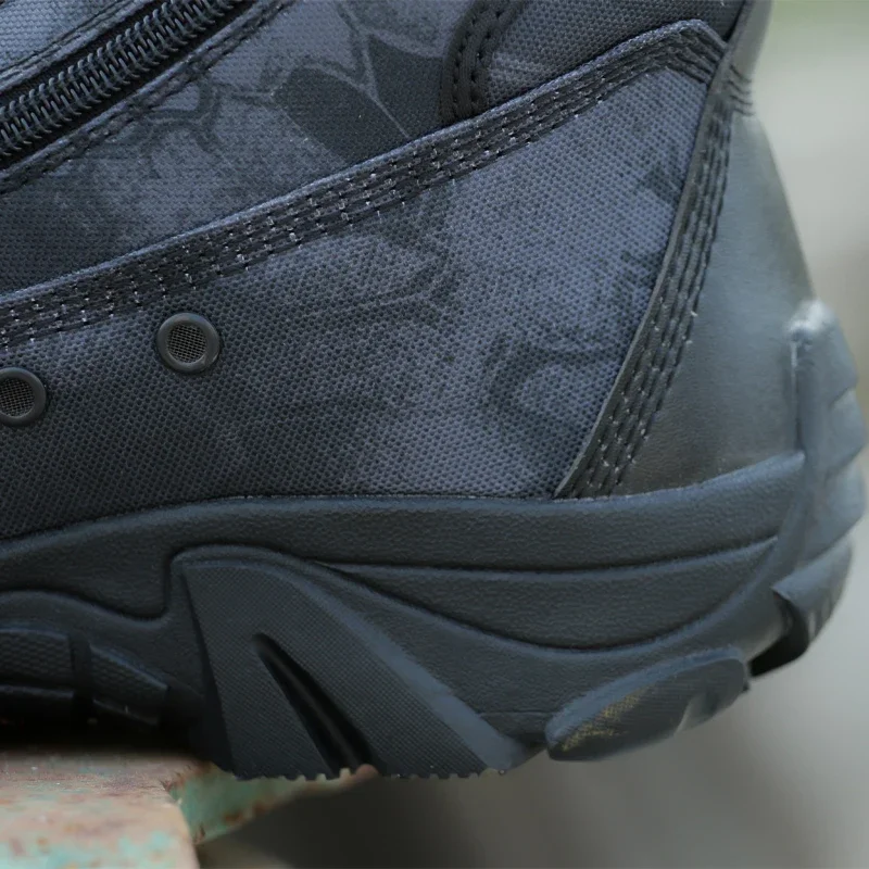 Trekking Hiking Outdoor Shoes Men Camo Waterproof Climbing Camping Sport Sneakers Military Tactical Army Boots