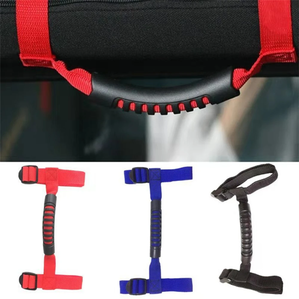 

4x4WD Armrest Top Grab Handles Grip Bar Pulling Tab Roll Bar Mount For Jeep Wrangler CJ TJ JK JL Sports Sahara Rubicon 1 Pcs