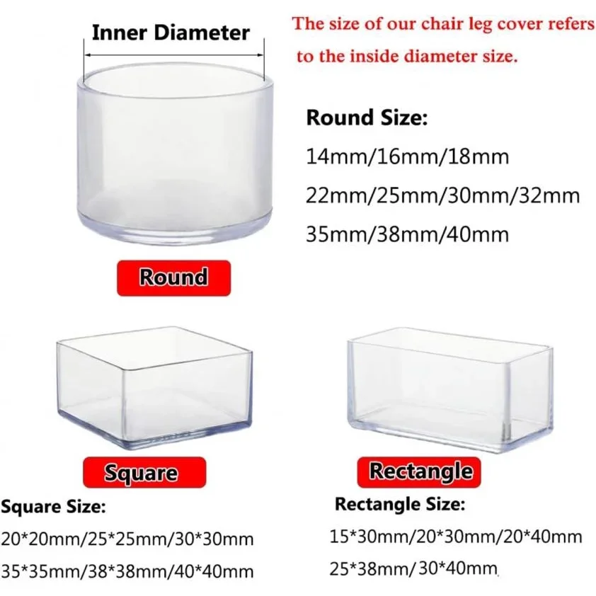 Description Picture 4 of itemRubber Furniture Chair Table Mat Silicone Anti Scratch Dining Table Chair Furniture Cap Ferrule Feet Leg Cap Protector Home