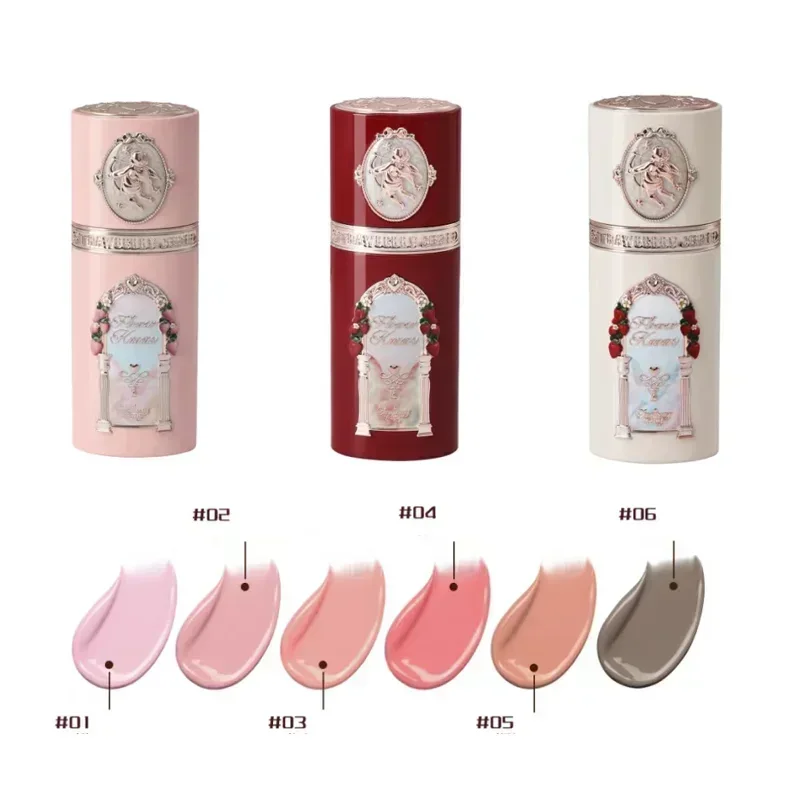 Flower Knows Strawberry Cupid Collection Liquid Blush Makeup For Cheeks Matte Finish Face Blushes Cream For Healthy Natural liquid blush facial blusher