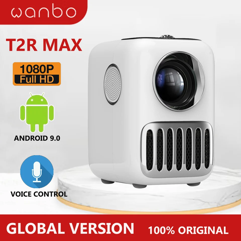 グローバル版 Wanbo T2R MAX プロジェクター フルHD 1080P ミニLED
