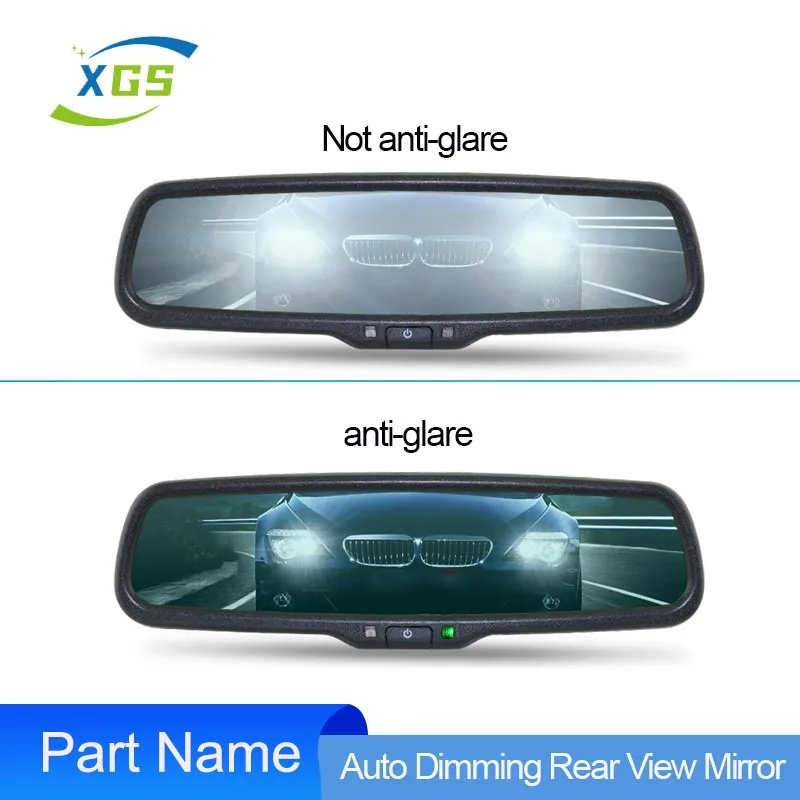 AutoDimmingAntiglareRearviewMirrorBackUpMirrorForToyotaHonda