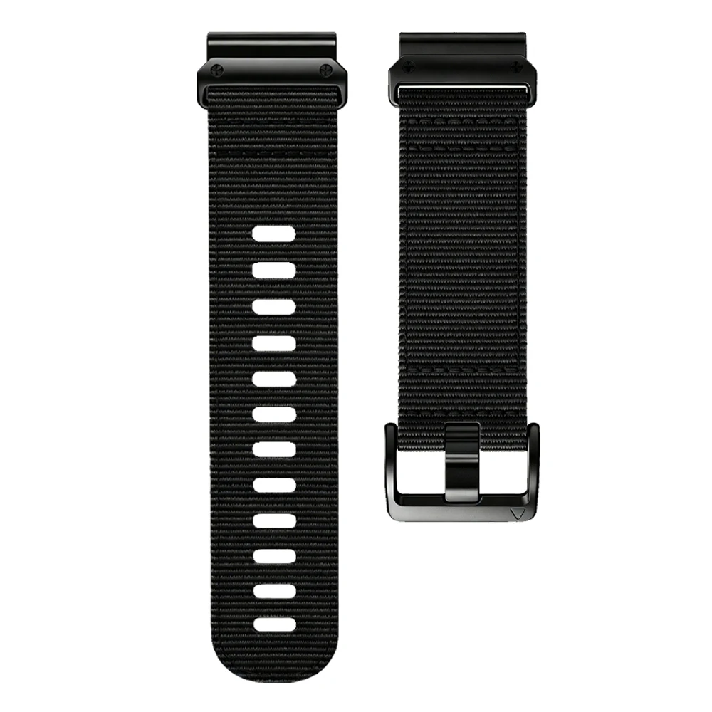 Wear-Resistant Nylon QuickFit Woven Strap, 26-22mm Adjustable Band Bracelet