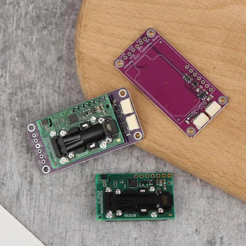 SCD30 Luftqualitäts-Gassensormodul für QWIIC CO2-Board RH/T-Messungen I2C Modbus PWM für die Umgebungsüberwachung – Detail 6
