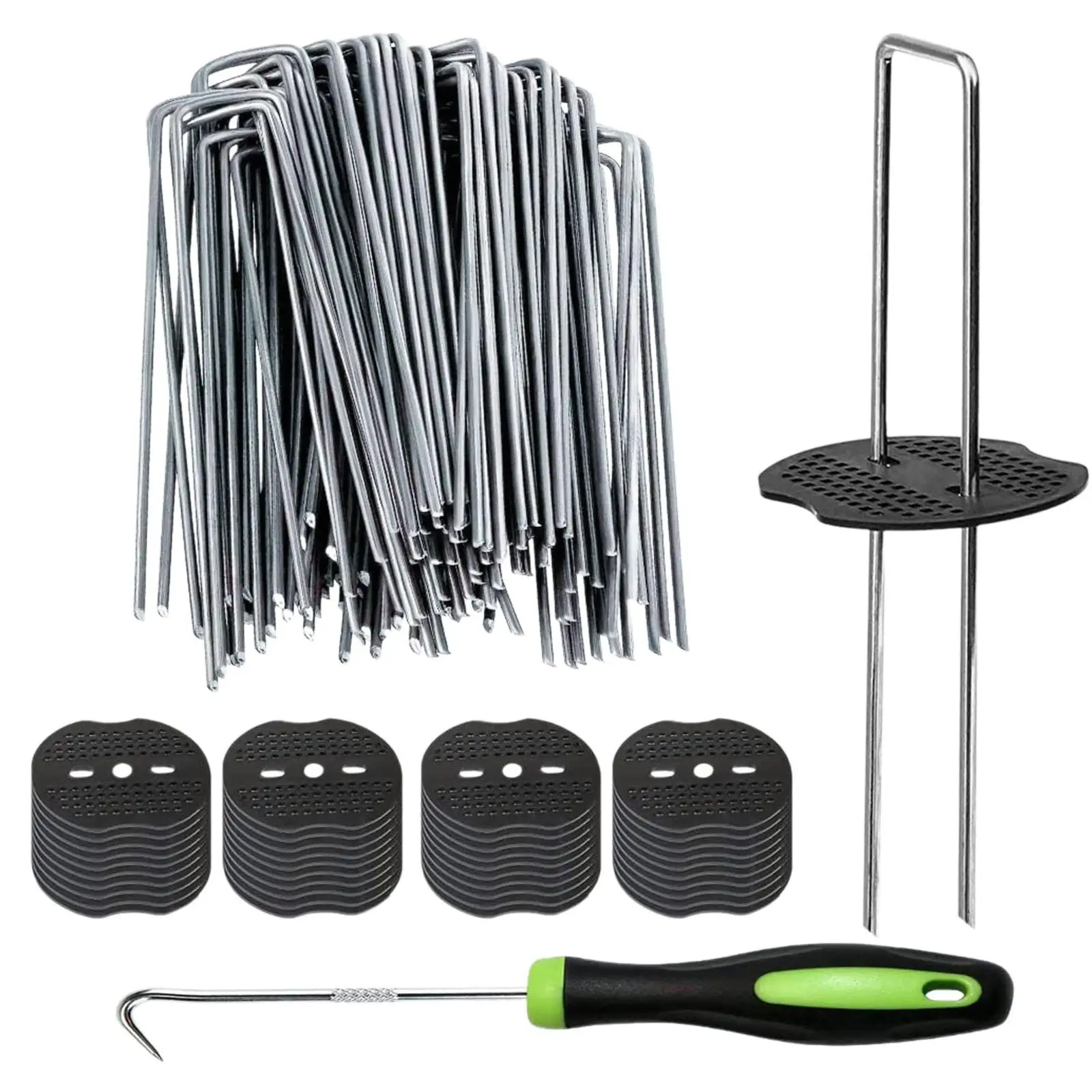 50 Pieces Ground Stakes Tent Nails for Farming Securing Weeds Fabric Barrier