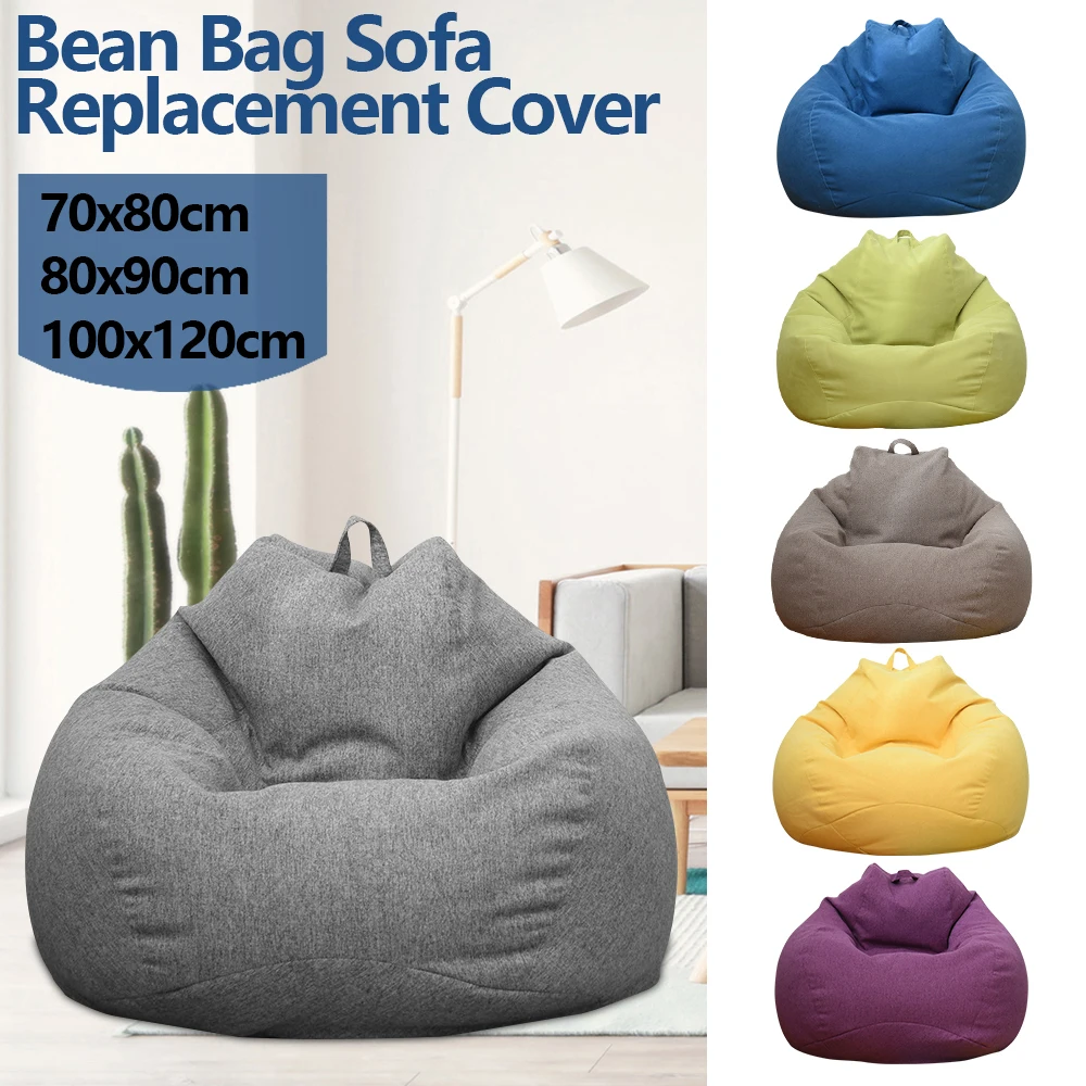 Muross Copri Pouf Gigante 140x100 Cm: Fodera Impermeabile In Oxford 420D Per Sacca Da Relax, Senza Riempimento
