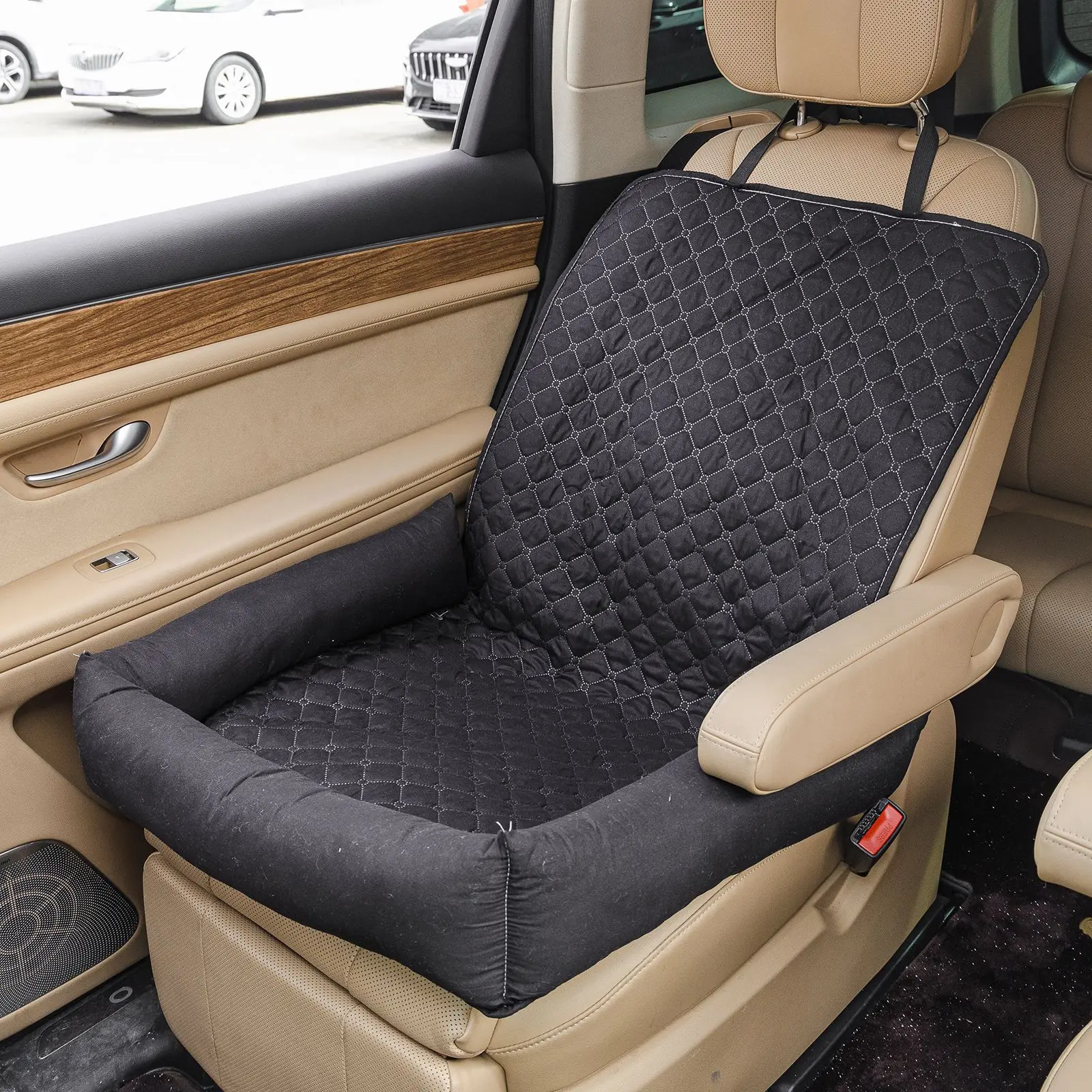 Waterproof Oxford Car Travel Dog Mat Durable Scratch-Resistant Pet Carriers Dog Car Seat Cover for Rides Easy To Clean 1 pc