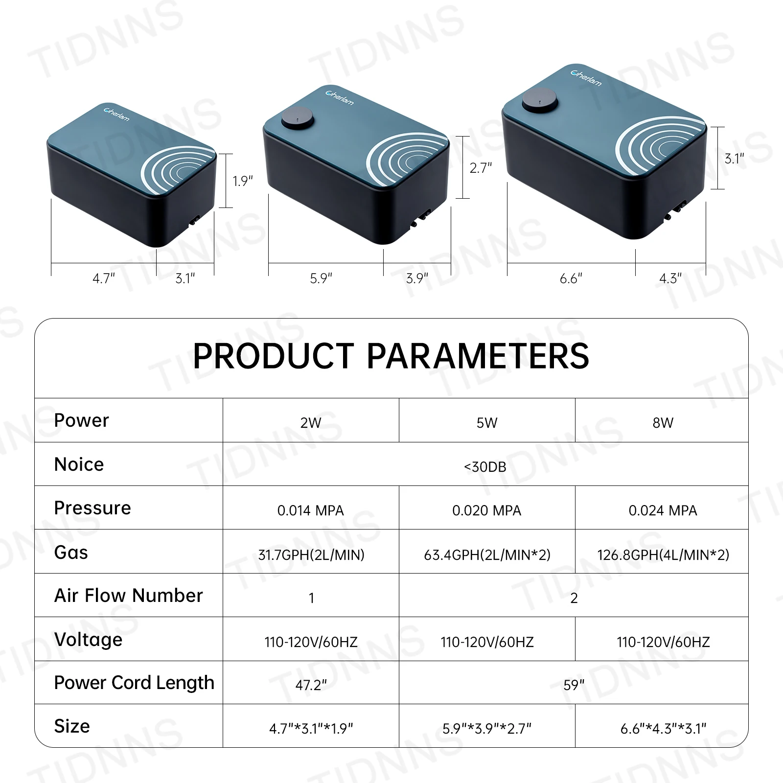 Silent Aquarium Air Pump 6