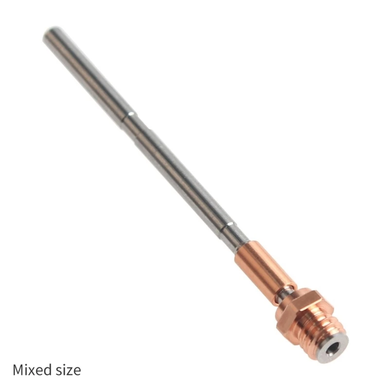 MK4 Hotend 용 금속 Heatbreak MK4 3D 프린터 액세서리 용 1.75mm 목구멍 티타늄 합금 동판 튜브