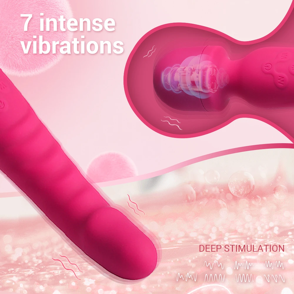 Starker Rabbit Vibrator Mit Heizfunktion Für Klitoris-massage_voghion.com