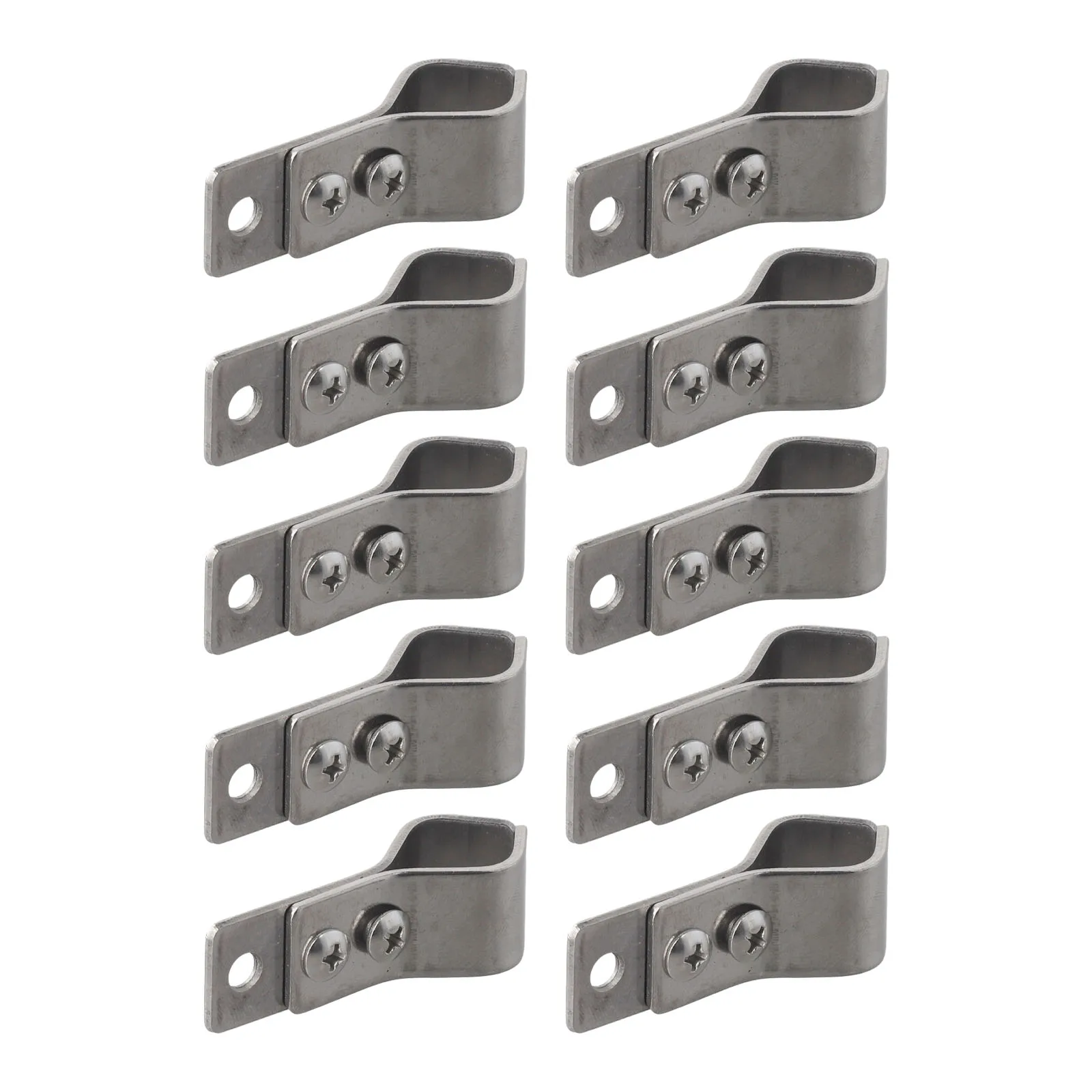 10pc Pulley Kleine Klemme Schwere Scharniere Schatten Accessori Einstellbare SS304 Edelstahl Rohr Klemmen Für Sonnenschirm Net Installation – Detail 1