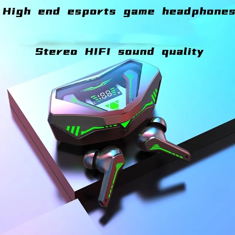 

Беспроводные Bluetooth-наушники MD198, игровые наушники с супер большим радиусом действия, водонепроницаемые наушники с эффектом стереозвука без задержки