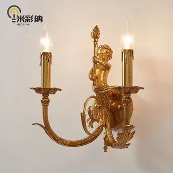 French Luxury Angel Wall Lamp 1