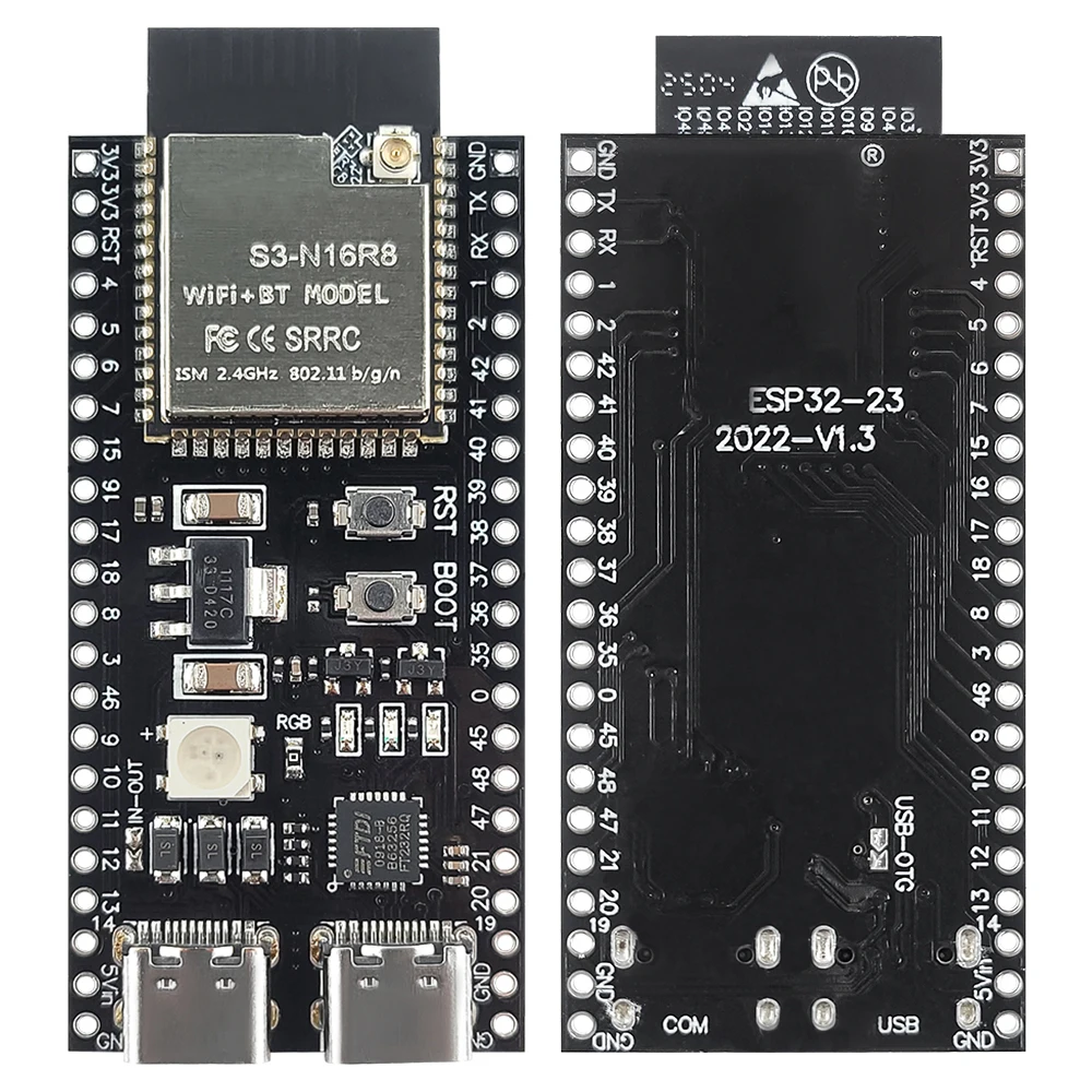 รูปสินค้า ESP32-S3 DIY IoT บอร์ดพัฒนา 2.4G WiFi BT 8M PSRAM