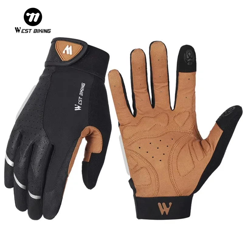 WEST BIKING Touch Screen Men Women Sports Cycling Gloves MTB Bike Gloves Motorcycle Bicycle Fitness Running Gym Riding sport gloves
