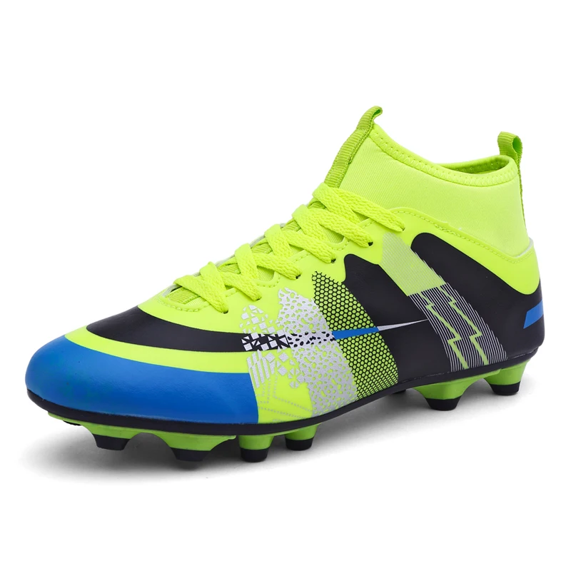 

FG/TF Soccer Shoes Society Men's Football Boots Grass Anti-Slip Outdoor Training Cleats Futsal Sneakers Children Sports Footwear