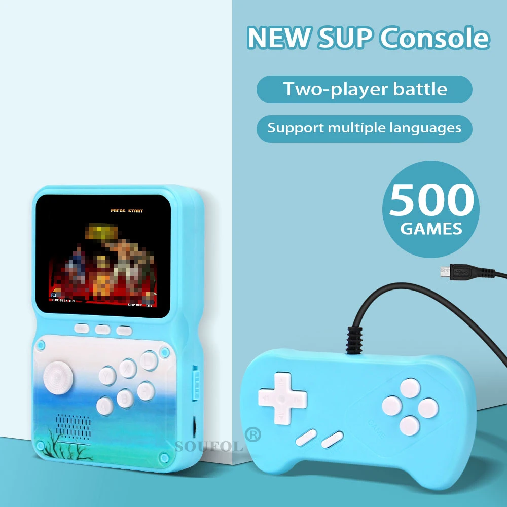 2022SuperGamePortableGameConsoleHandheldPlayersLcdScreen