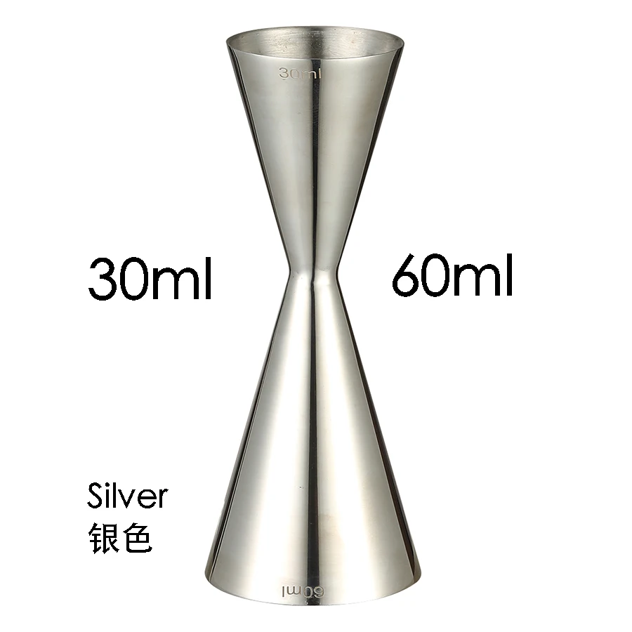 Japanese-Style Double Cocktail Jigger - Precision Bar Measuring Tool