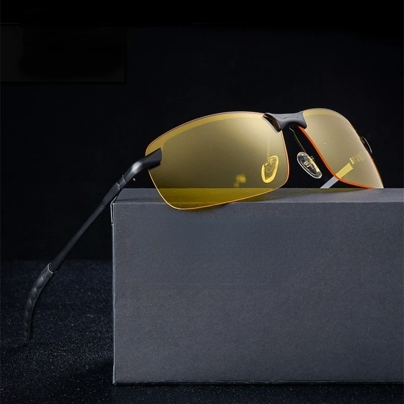 Sunglasses Men Night Vision Sunglasses for Women Anti-reflective Driving Sunglasses  UV 400 Protection_voghion.com